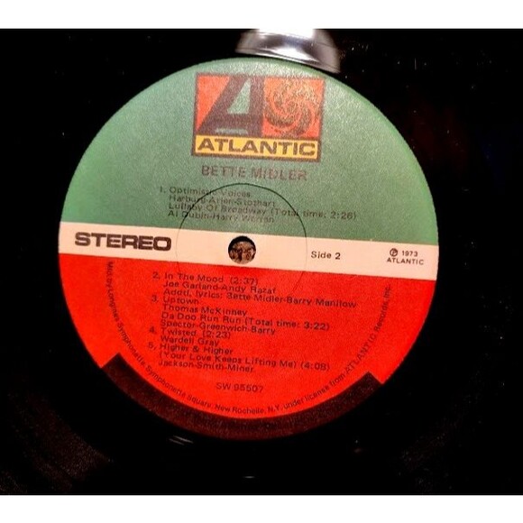 Bette Midler Vinyl Record Album 1973 vintage SD 7270 Atlantic Records - Picture 4 of 4